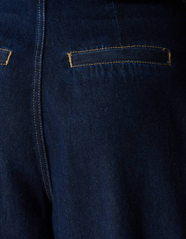 Jeans mit Falten, Knopfleiste und weitem Bein Dun SHOEBY WOMEN