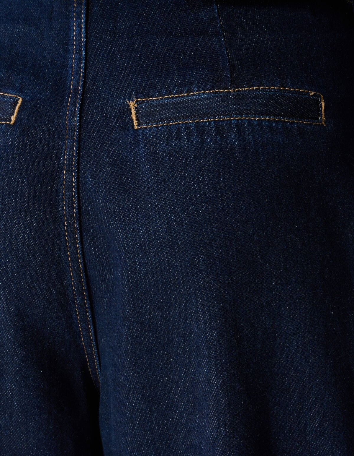 Jeans mit Falten, Knopfleiste und weitem Bein Dun SHOEBY WOMEN