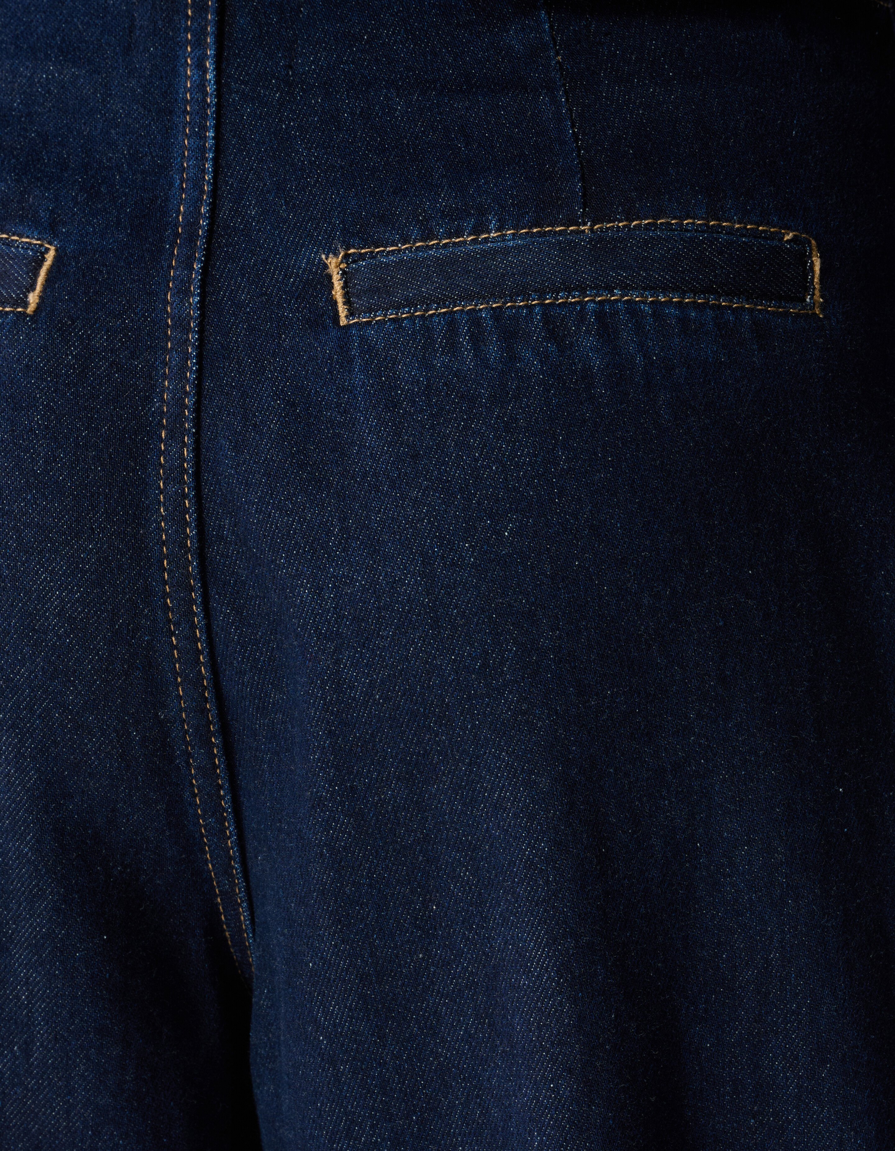 Jeans mit Falten, Knopfleiste und weitem Bein Dun SHOEBY WOMEN