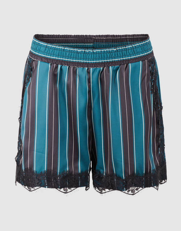 Kanten Stripe Short Petrol SHOEBY WOMEN