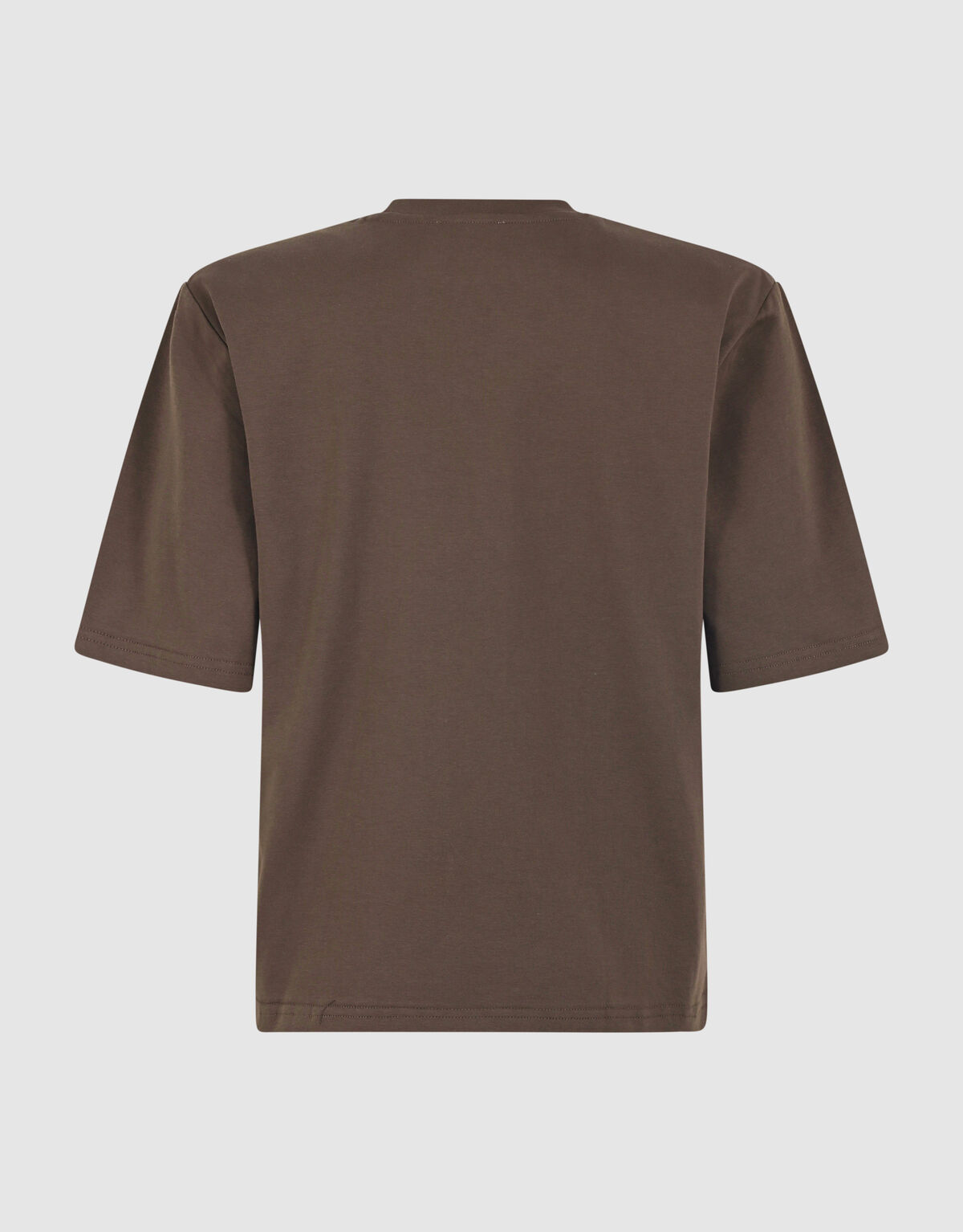 Shoulderpadded T-shirt Donkerbruin SHOEBY WOMEN