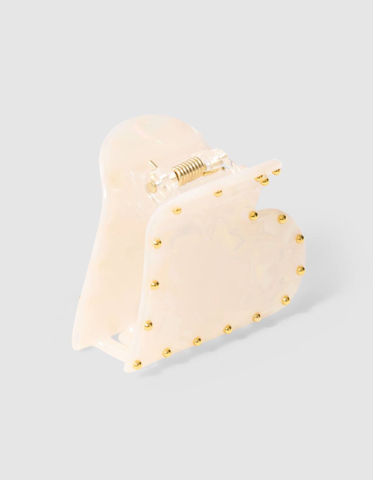 Studded Haarspange Offwhite SHOEBY ACCESSOIRES