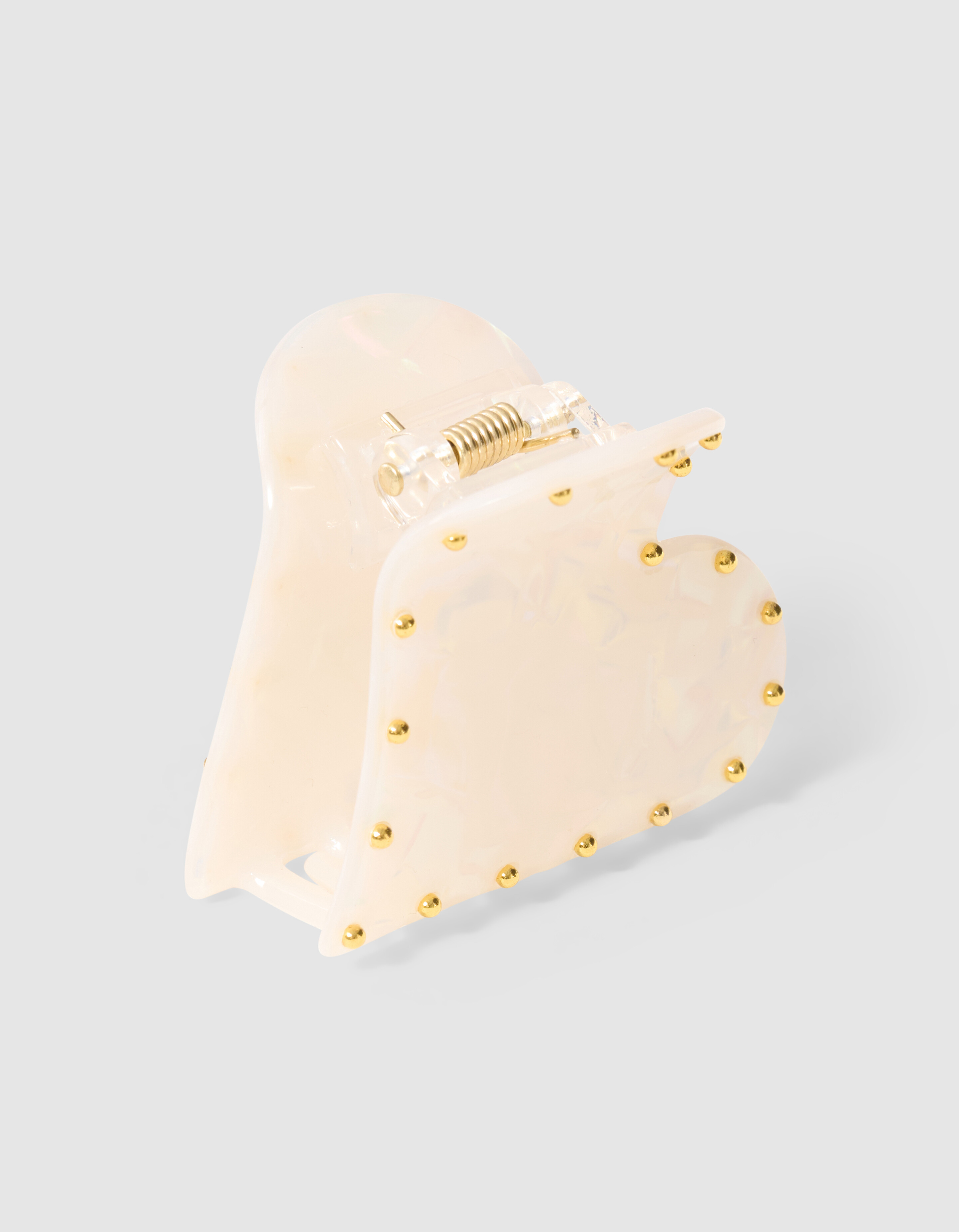 Studded Haarspange Offwhite SHOEBY ACCESSOIRES