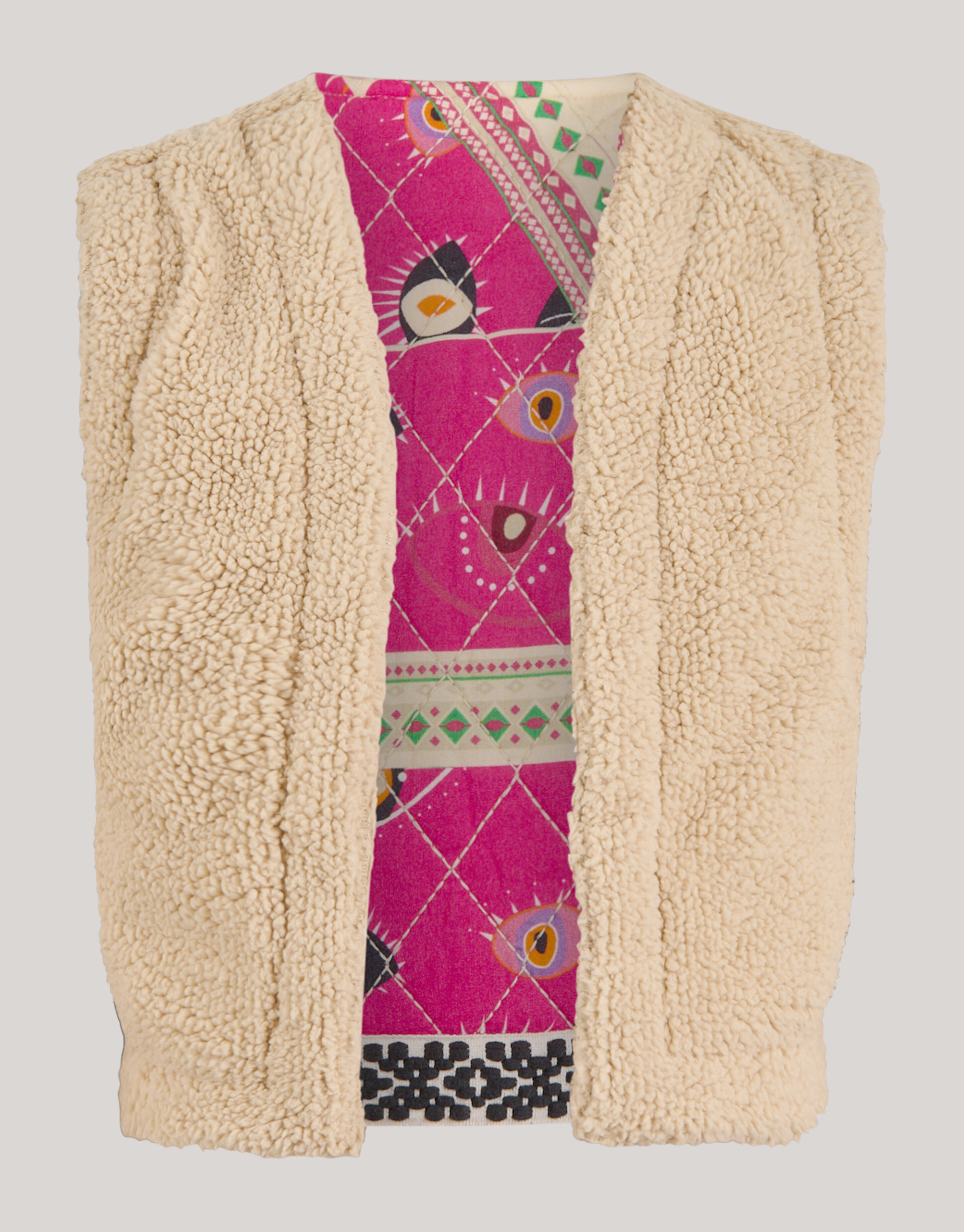 Bedrucktes Gilet Rosa von Lizzy SHOEBY GIRLS