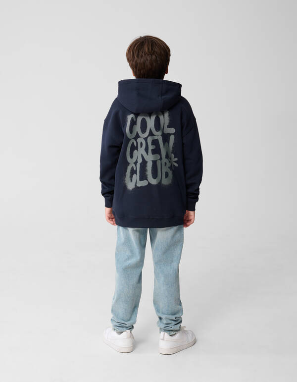Cooler Artwork Hoodie Dunkelblau SHOEBY BOYS
