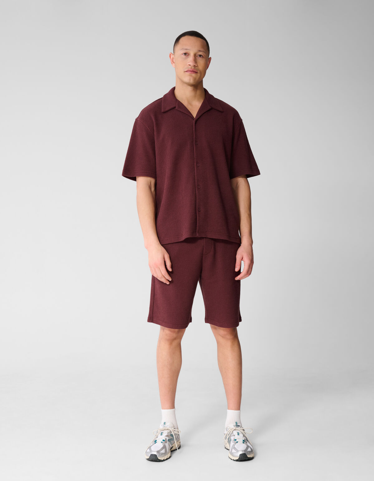 Rippe Kurz Dunkelrot SHOEBY MEN