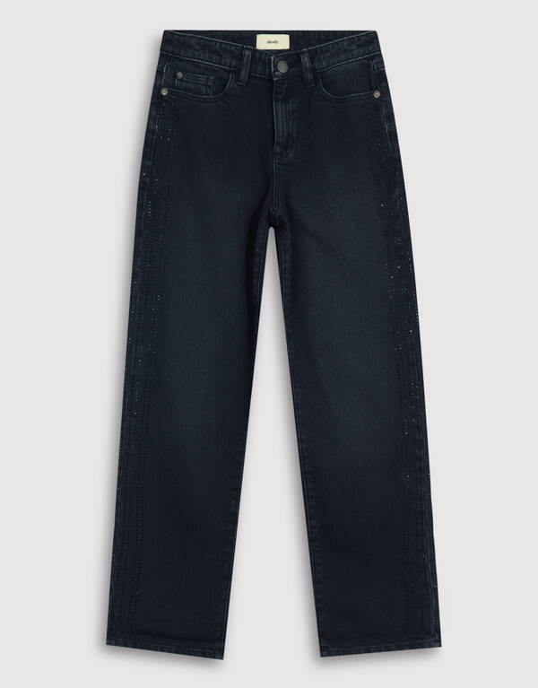 Jeans mit Strass-Finish in Schwarz SHOEBY GIRLS