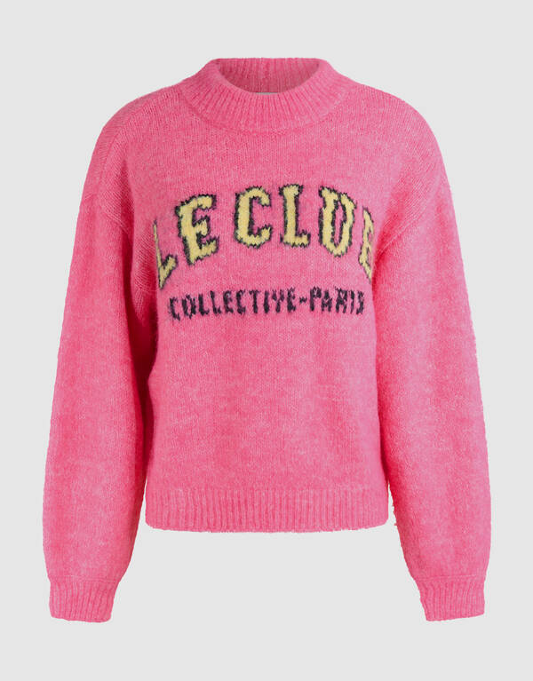 Pullover mit Text-Artwork in Rosa SHOEBY WOMEN