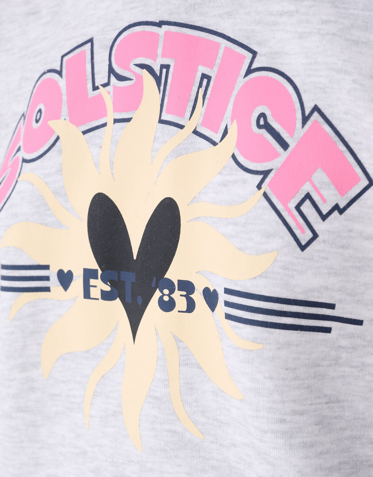 Solstice Artwork Hoodie Grau SHOEBY GIRLS