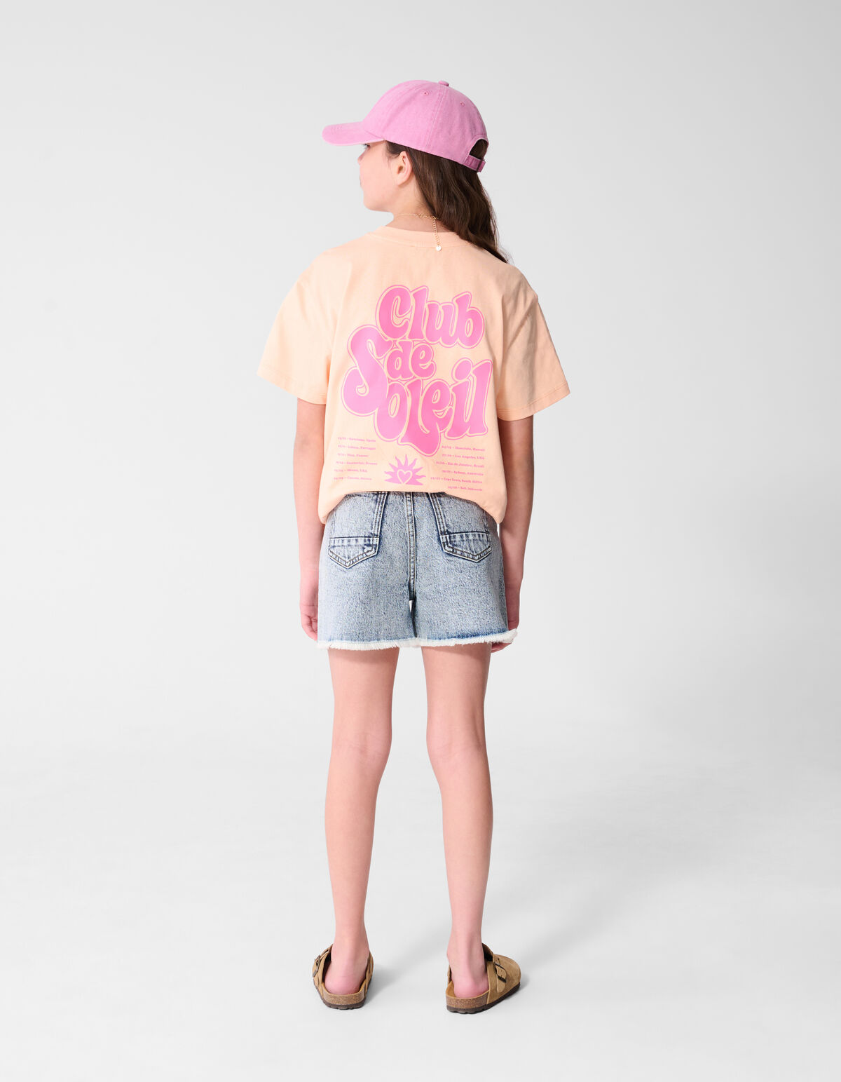 Club De Soleil Artwork T-Shirt Hellorange SHOEBY GIRLS