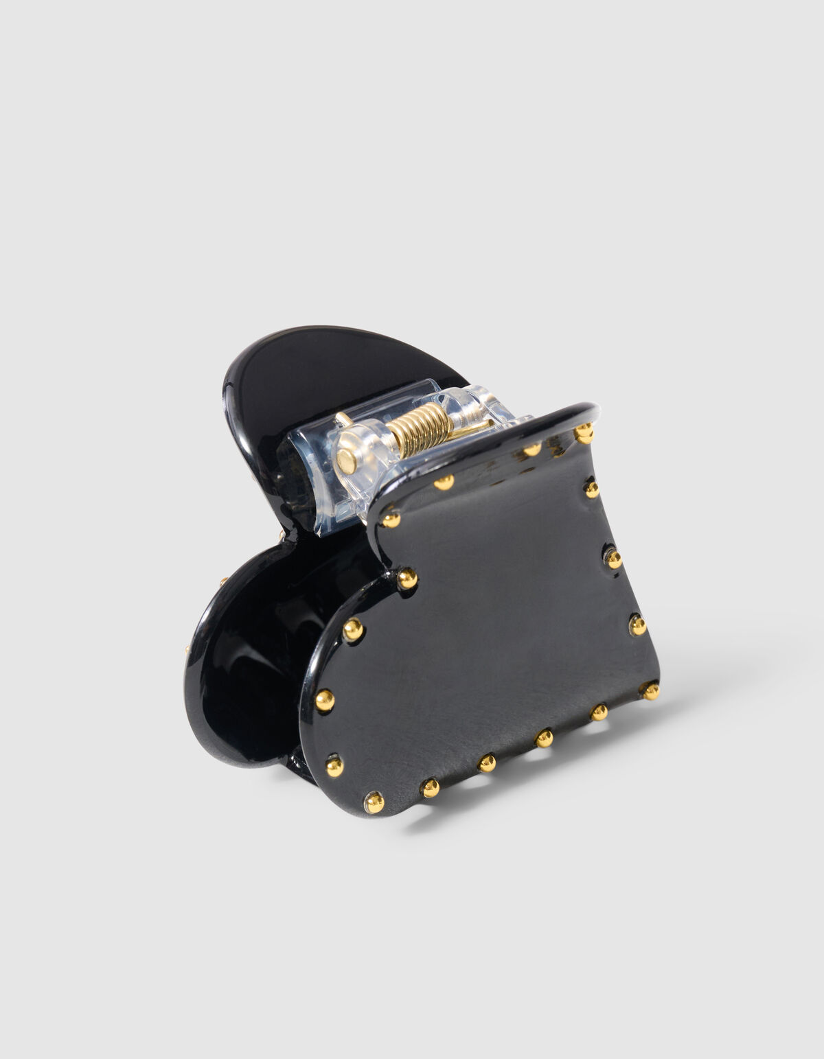 Studded Heart Haarspange Schwarz SHOEBY ACCESSOIRES