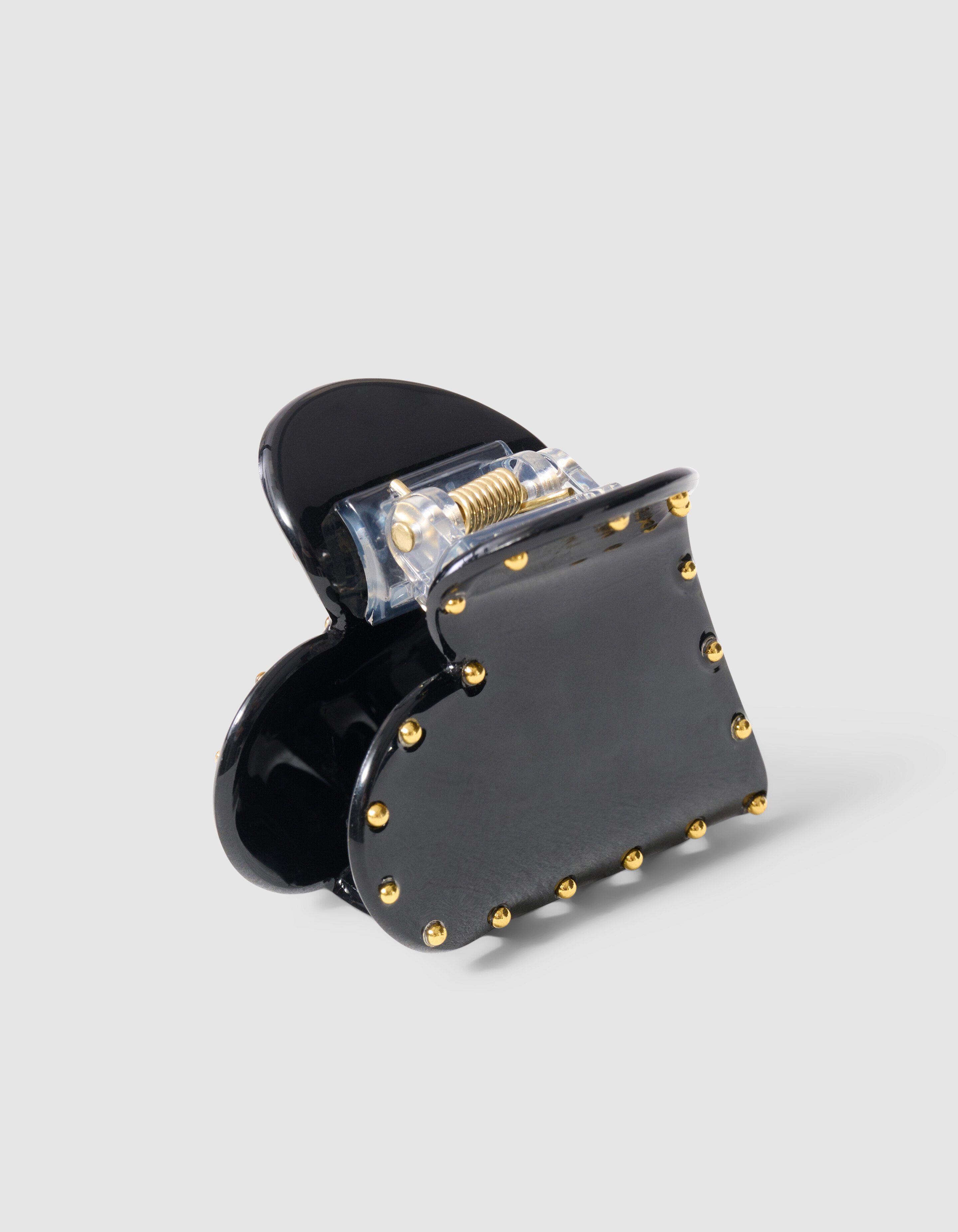 Studded Heart Haarspange Schwarz SHOEBY ACCESSOIRES