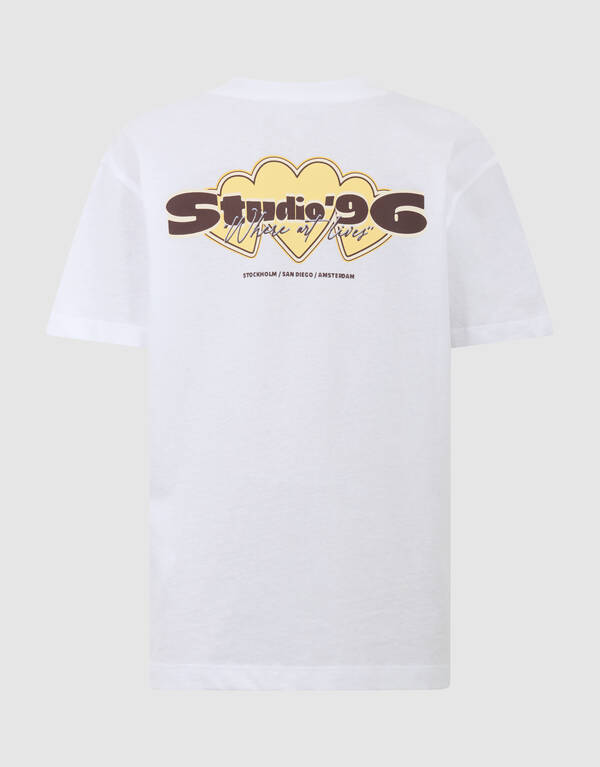 Studio Artwork T-Shirt Wei&szlig; SHOEBY GIRLS