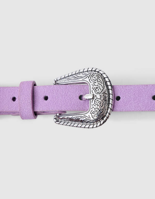 Strassg&uuml;rtel Lila SHOEBY ACCESSOIRES