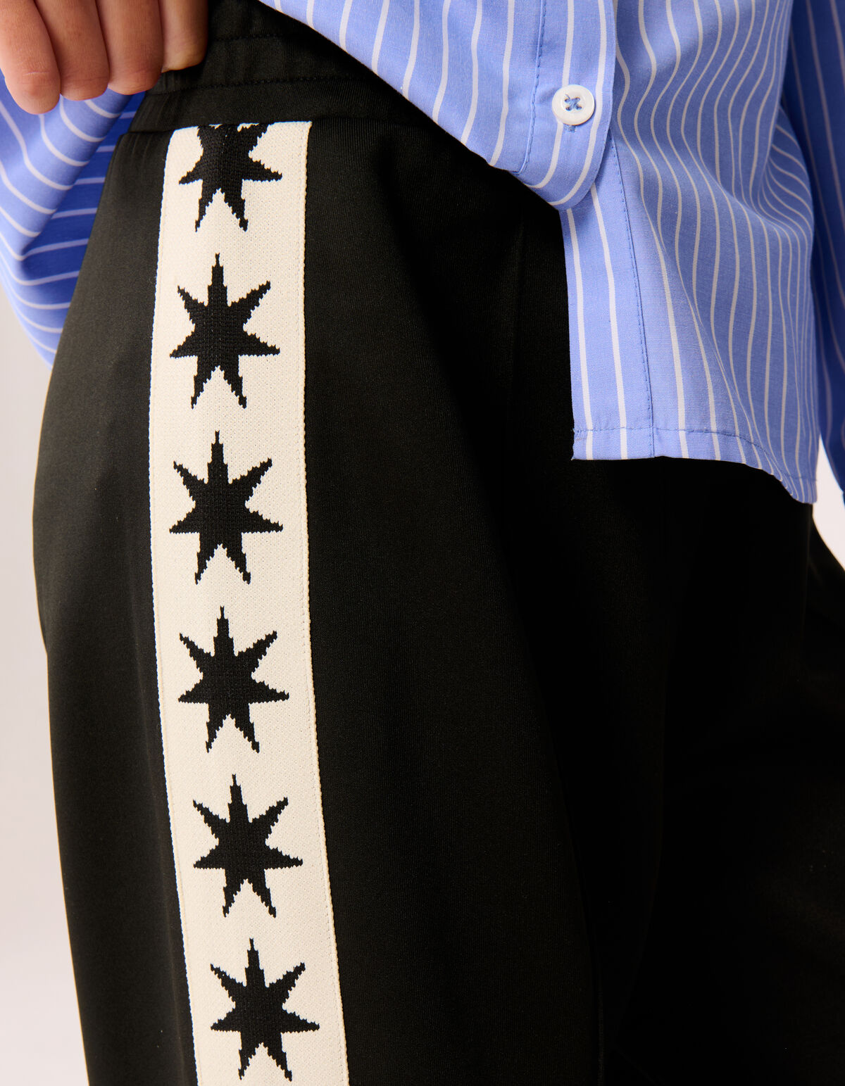 Sporty Star Hose mit weitem Bein Schwarz SHOEBY GIRLS