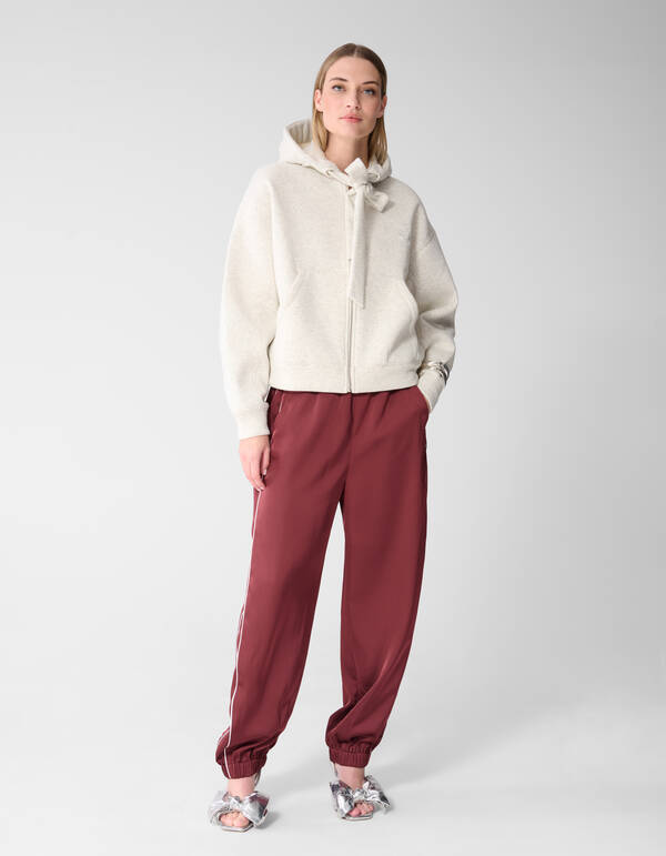 Oversized Hoodie-Weste Hellgrau SHOEBY WOMEN