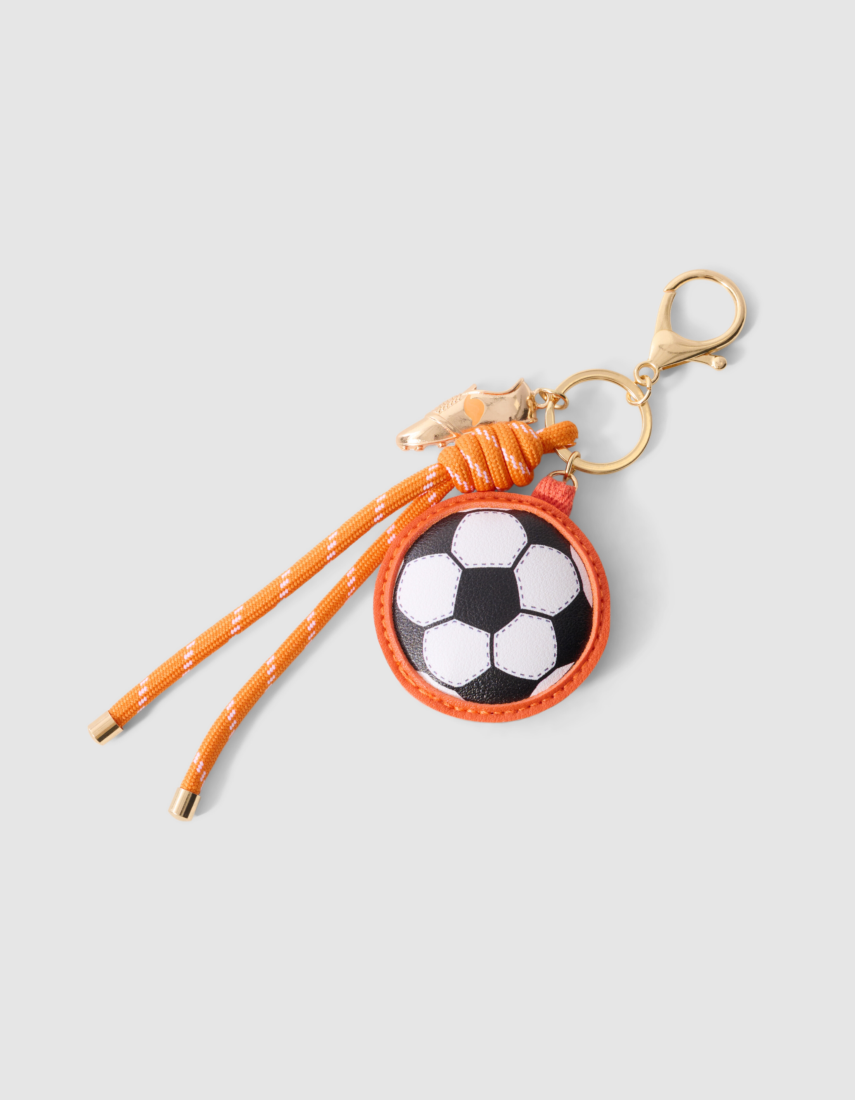 Fu&szlig;ballschuh-Schl&uuml;sselanh&auml;nger Orange SHOEBY ACCESSOIRES