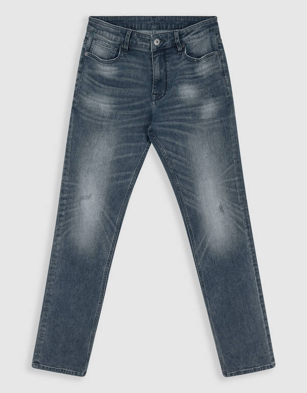 Gerade Jeans Blau/Grau L32 SHOEBY MEN