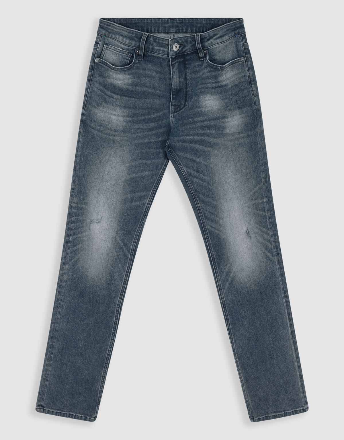 Gerade Jeans Blau/Grau L32 SHOEBY MEN