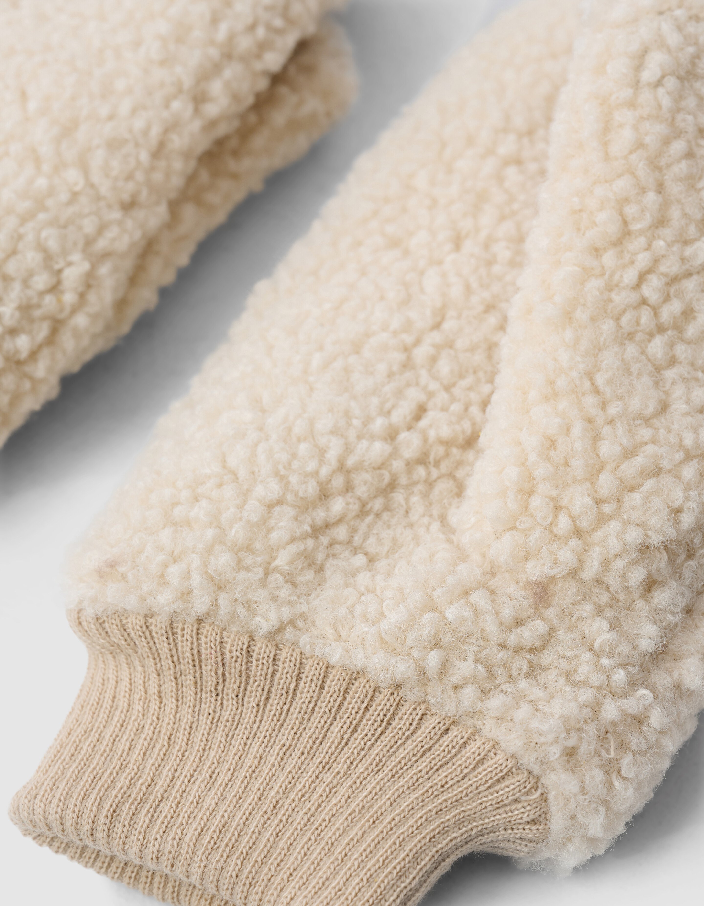 Teddy-F&auml;ustlinge Beige SHOEBY ACCESSOIRES