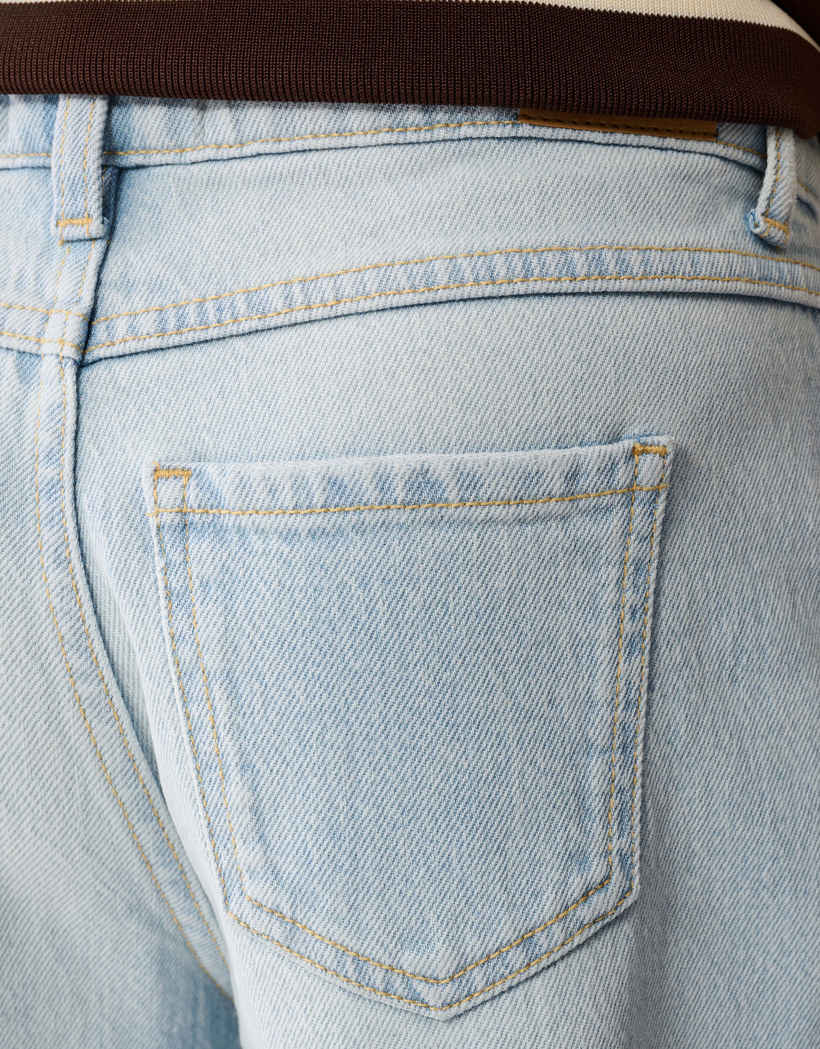 Zerst&ouml;rte Straight-Fit-Jeans, gebleicht SHOEBY GIRLS