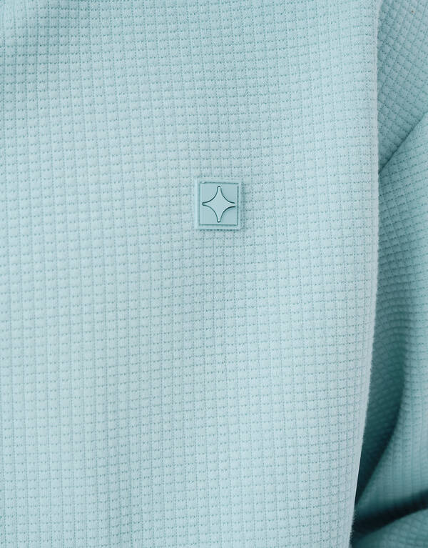 Jacquard Hoodie Hellblau SHOEBY MEN