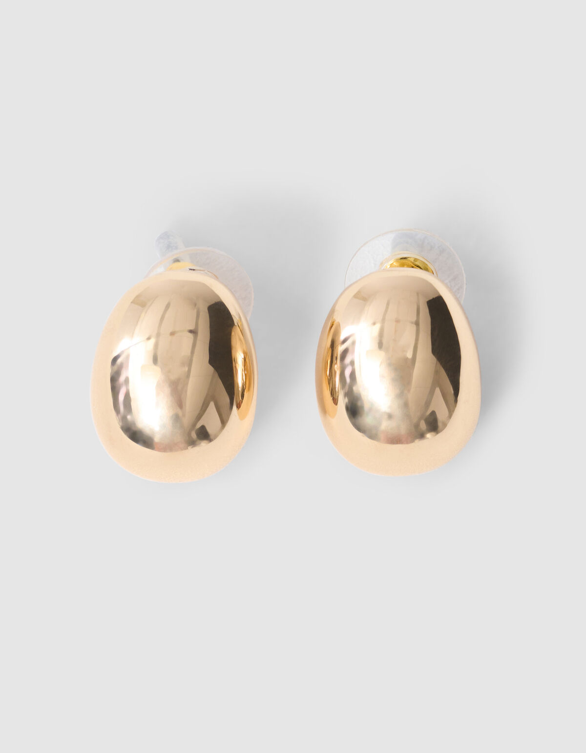 Kleine Glühbirnen Ohrringe Gold SHOEBY ACCESSOIRES