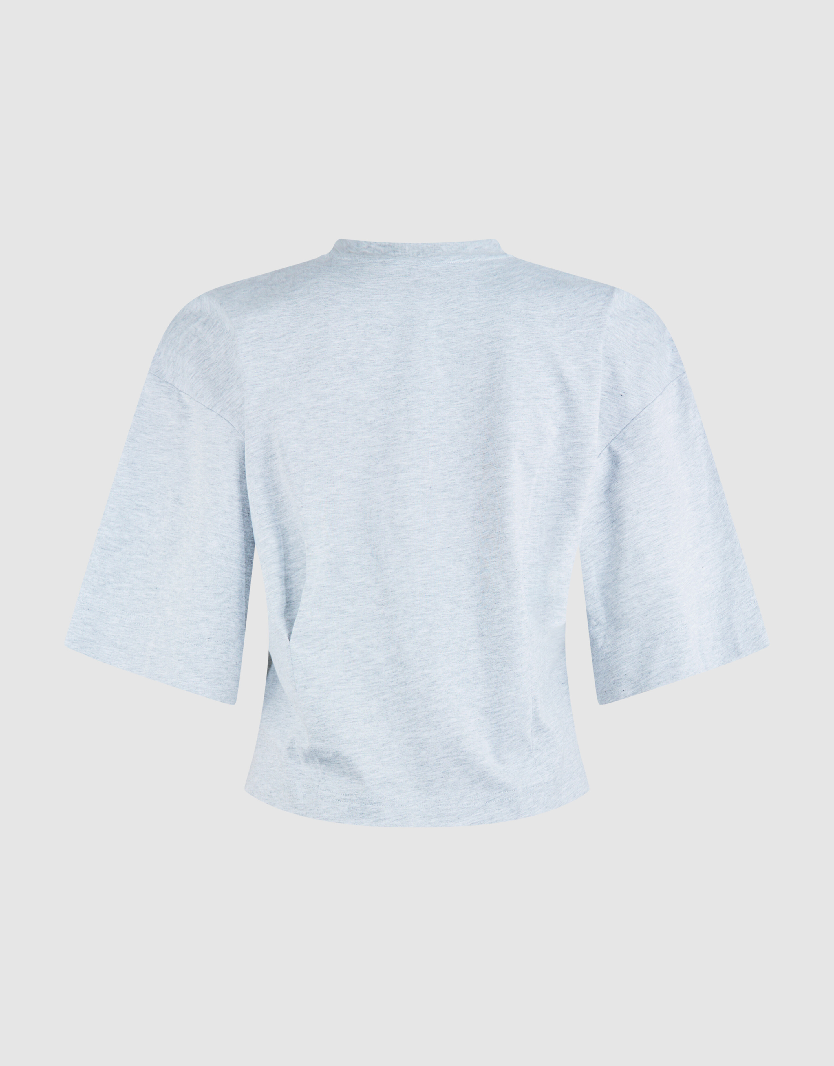 Tailliertes T-Shirt Hellgrau SHOEBY WOMEN