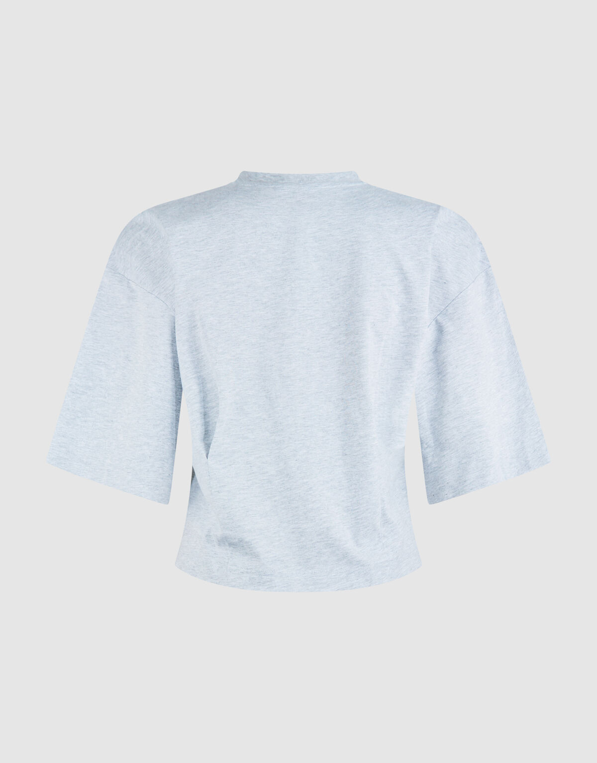 Tailliertes T-Shirt Hellgrau SHOEBY WOMEN