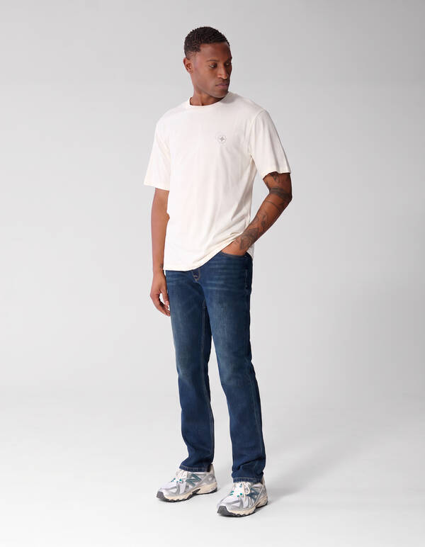 Slim Straight Fit Jeans Dunkelblau L34 SHOEBY MEN