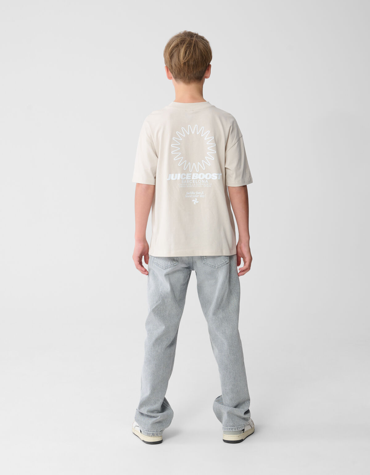 Boost Artwork T-Shirt Beige SHOEBY BOYS