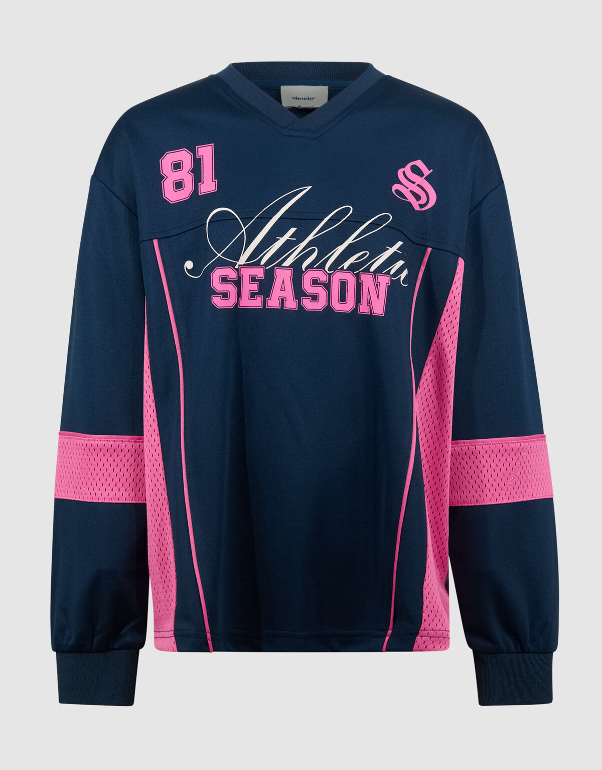 Baseball Mix Longleeve Top Dunkelblau SHOEBY GIRLS