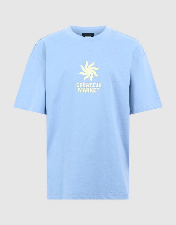 Market Artwork T-Shirt Blau SHOEBY BOYS