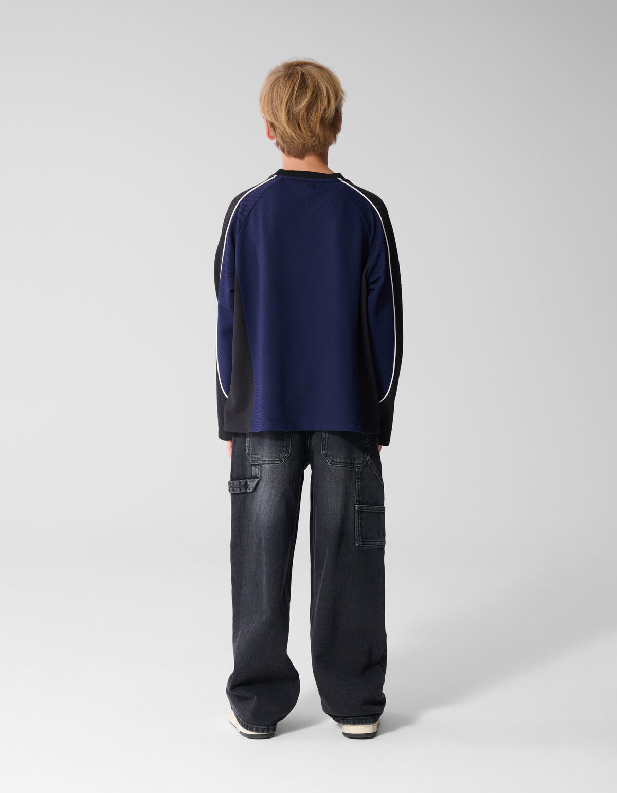 Carpenter-Jeans in Ultra-Baggy-Passform, Dunkelgra SHOEBY BOYS