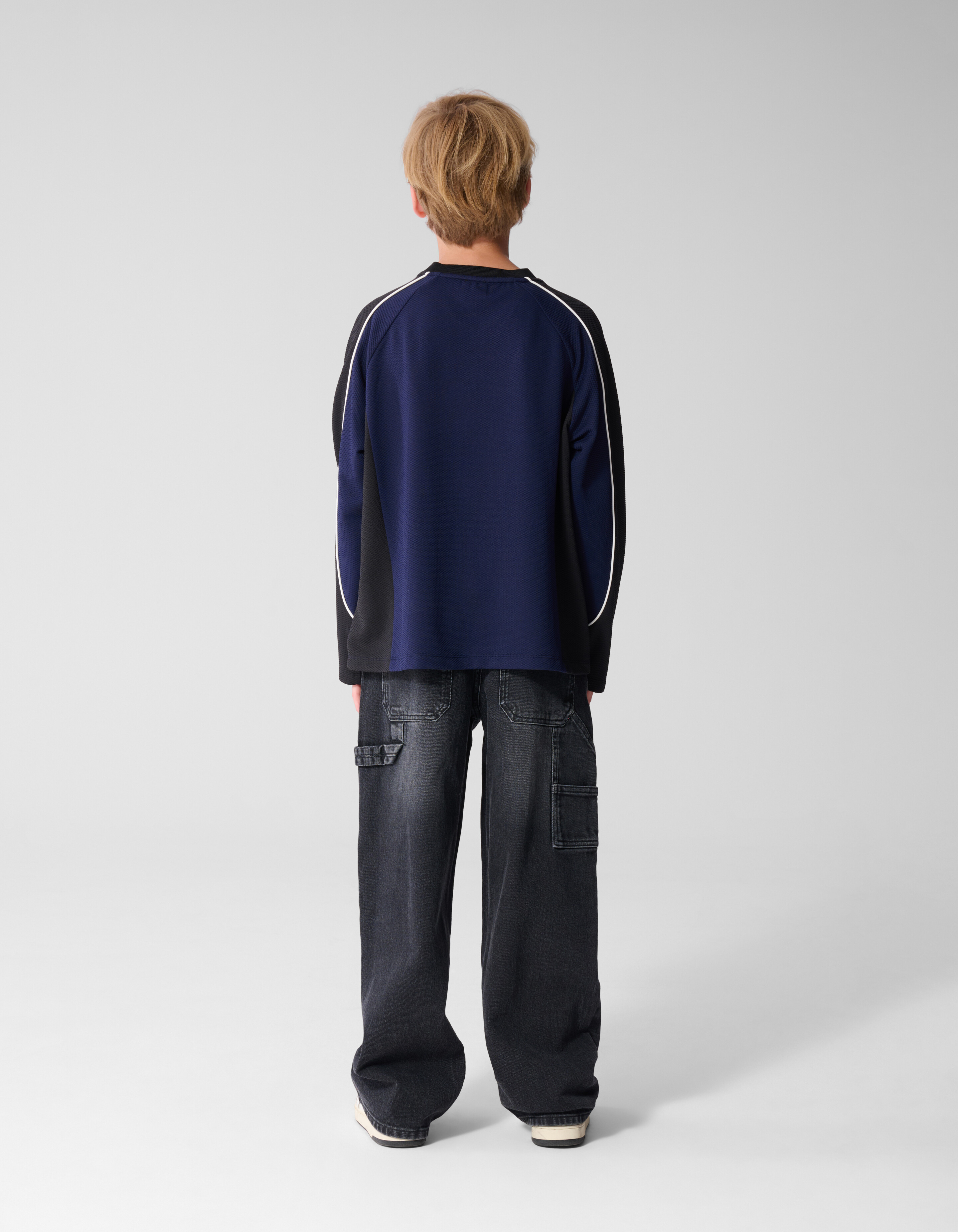 Carpenter-Jeans in Ultra-Baggy-Passform, Dunkelgra SHOEBY BOYS