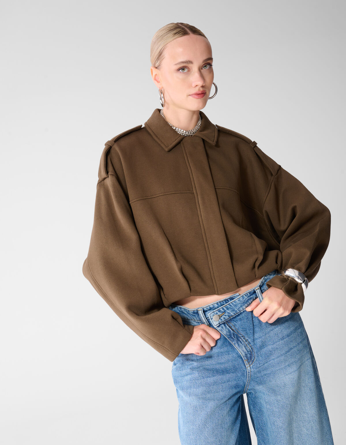 Sweatjacke Braun SHOEBY WOMEN