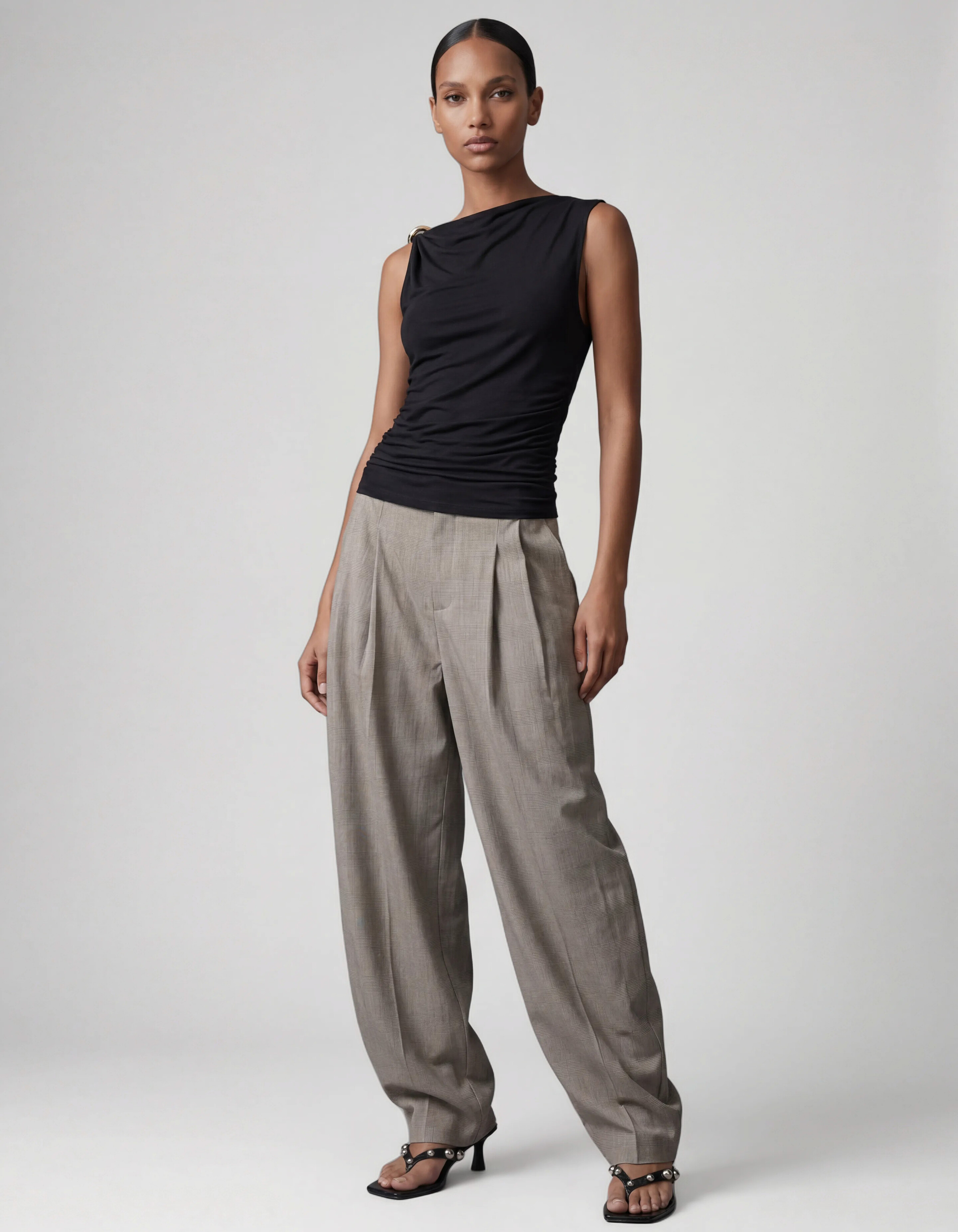 &Auml;rmelloses Hardware-Top Schwarz SHOEBY WOMEN