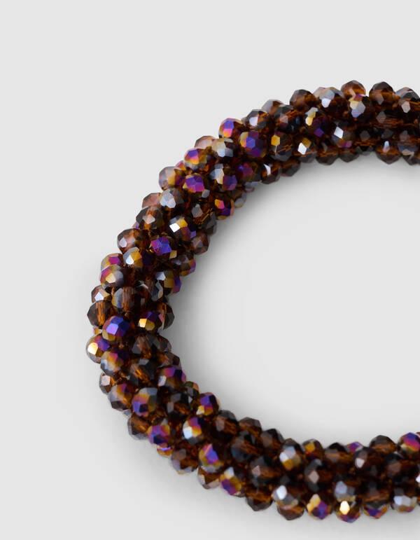 Perlen Haargummi Dunkelbraun SHOEBY ACCESSOIRES