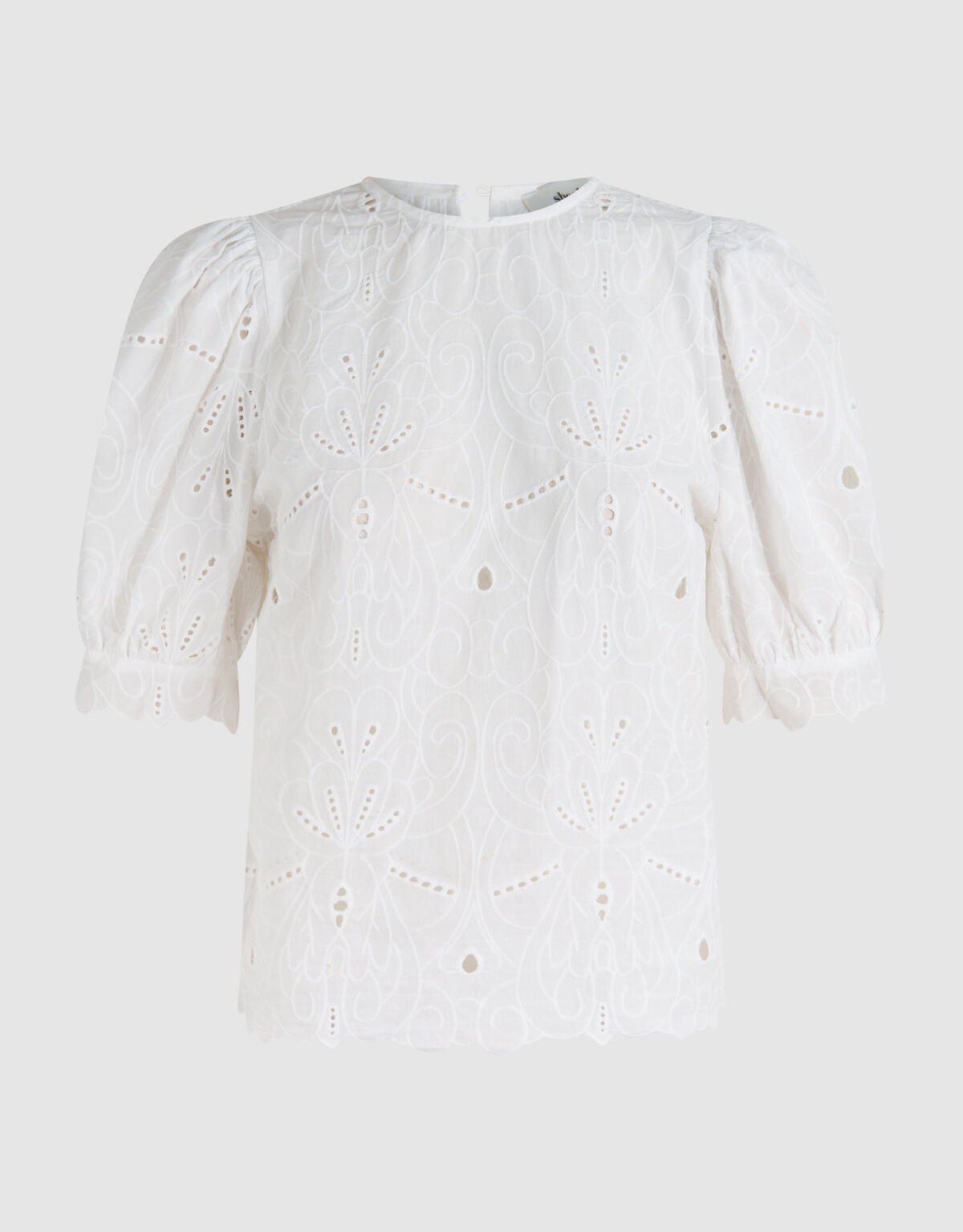 Besticktes Top Off White SHOEBY WOMEN