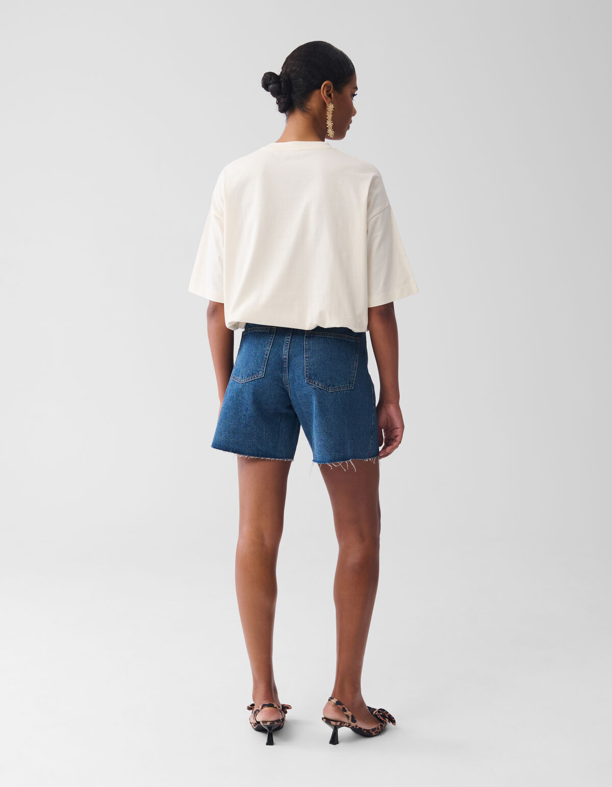 Denim Short Donkerblauw SHOEBY WOMEN