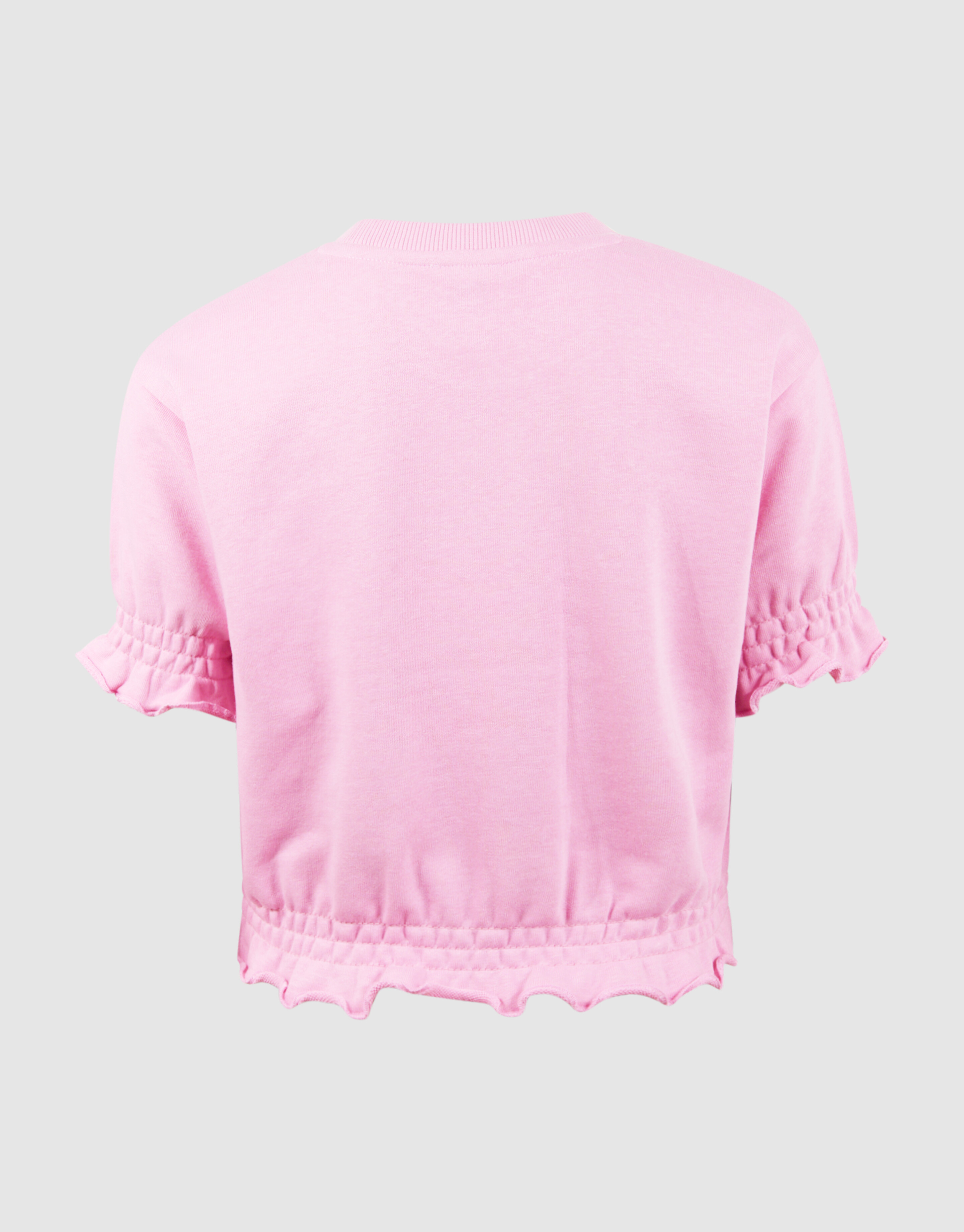 R&uuml;schen-Sweatshirt Hellrosa SHOEBY GIRLS