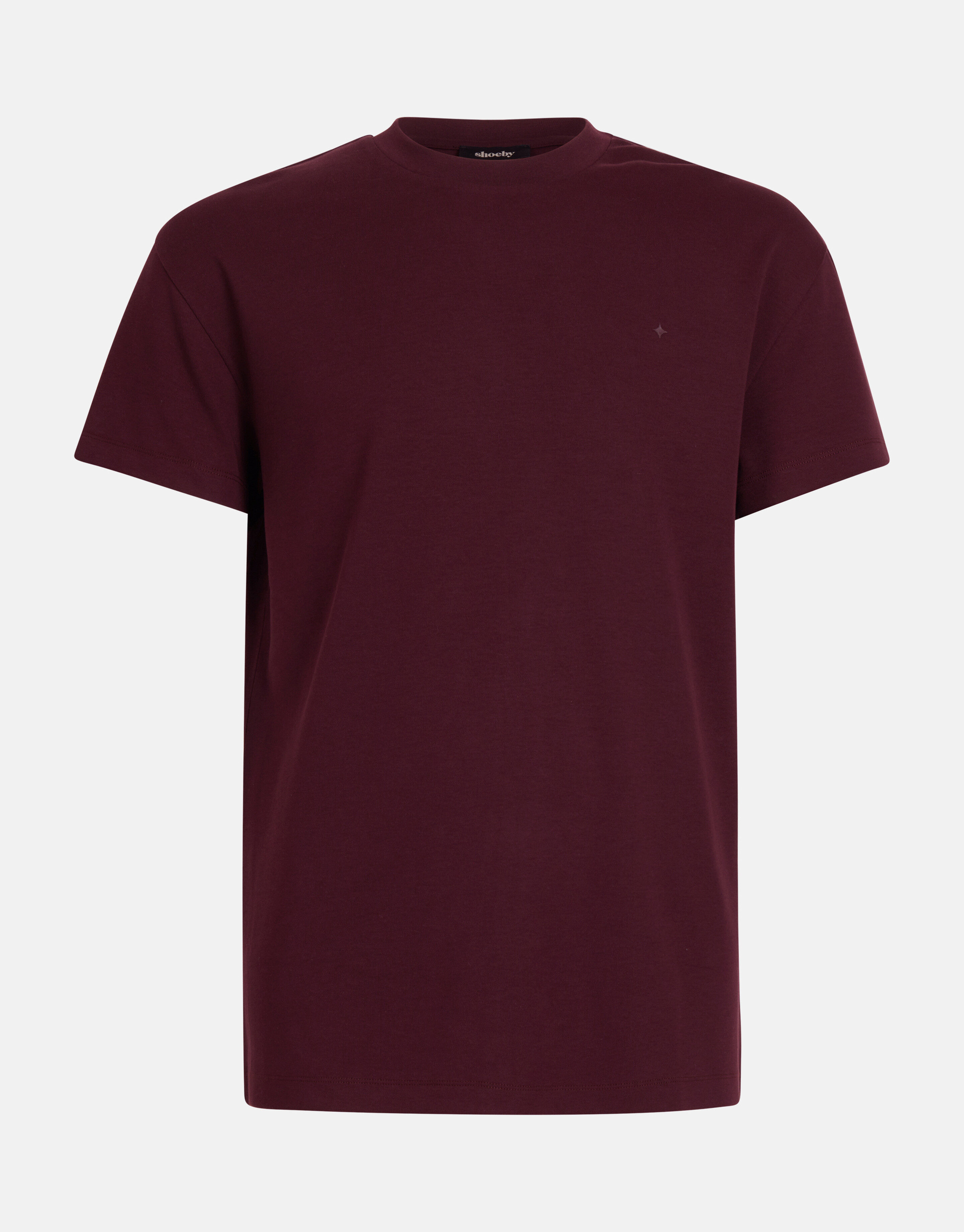 Relaxed Fit T-Shirt Bordeaux SHOEBY MEN