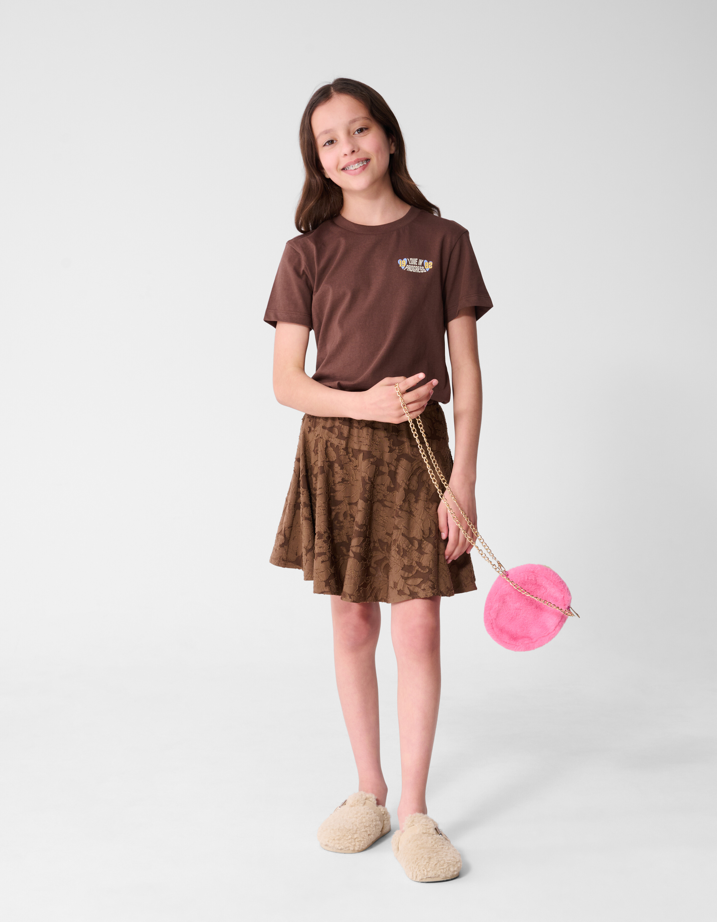 Progress Artwork T-Shirt Braun SHOEBY GIRLS