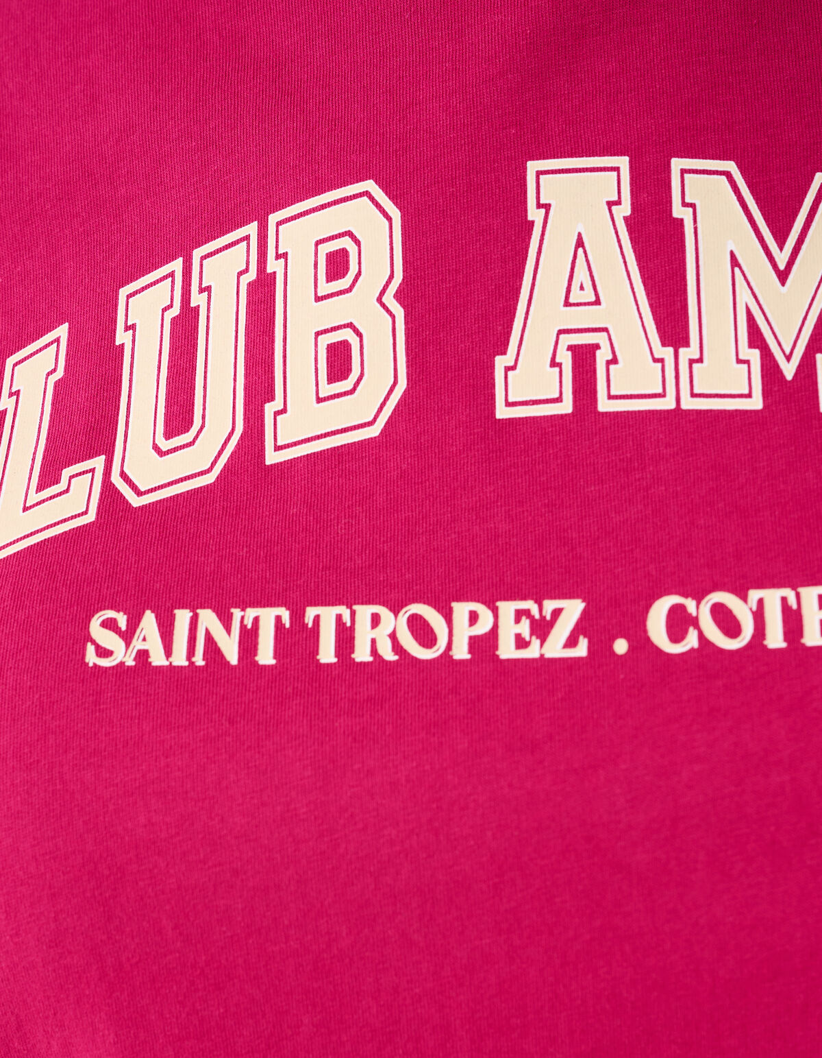 Club Amour T-shirt Rosa/Rot SHOEBY WOMEN