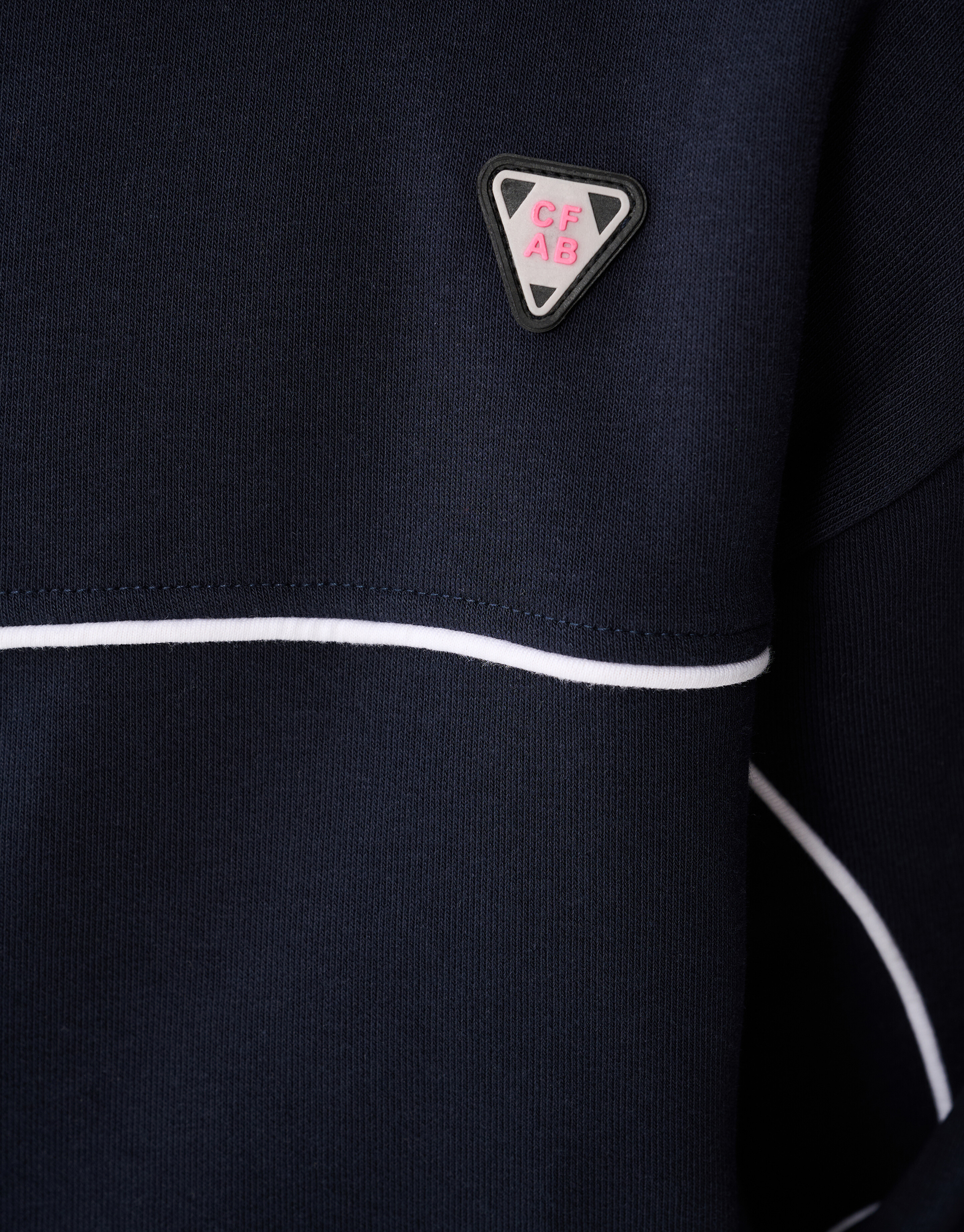 Dunkelblaue Jacke mit weichem Rei&szlig;verschluss SHOEBY BOYS