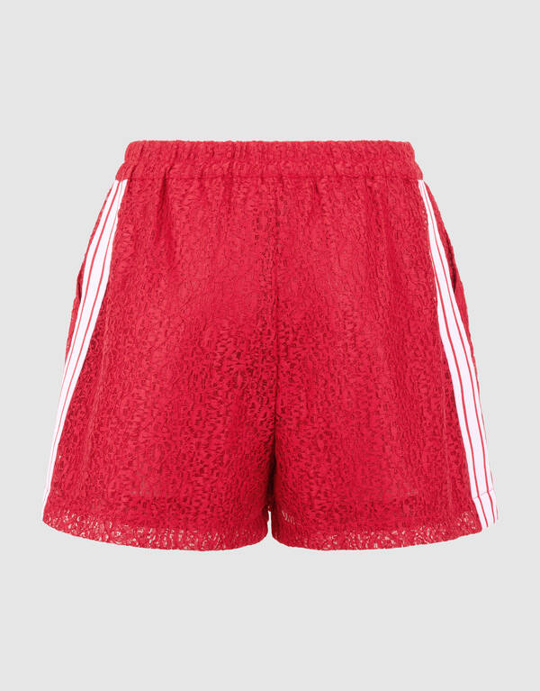 Sportliche Spitzen-Shorts Rot SHOEBY WOMEN