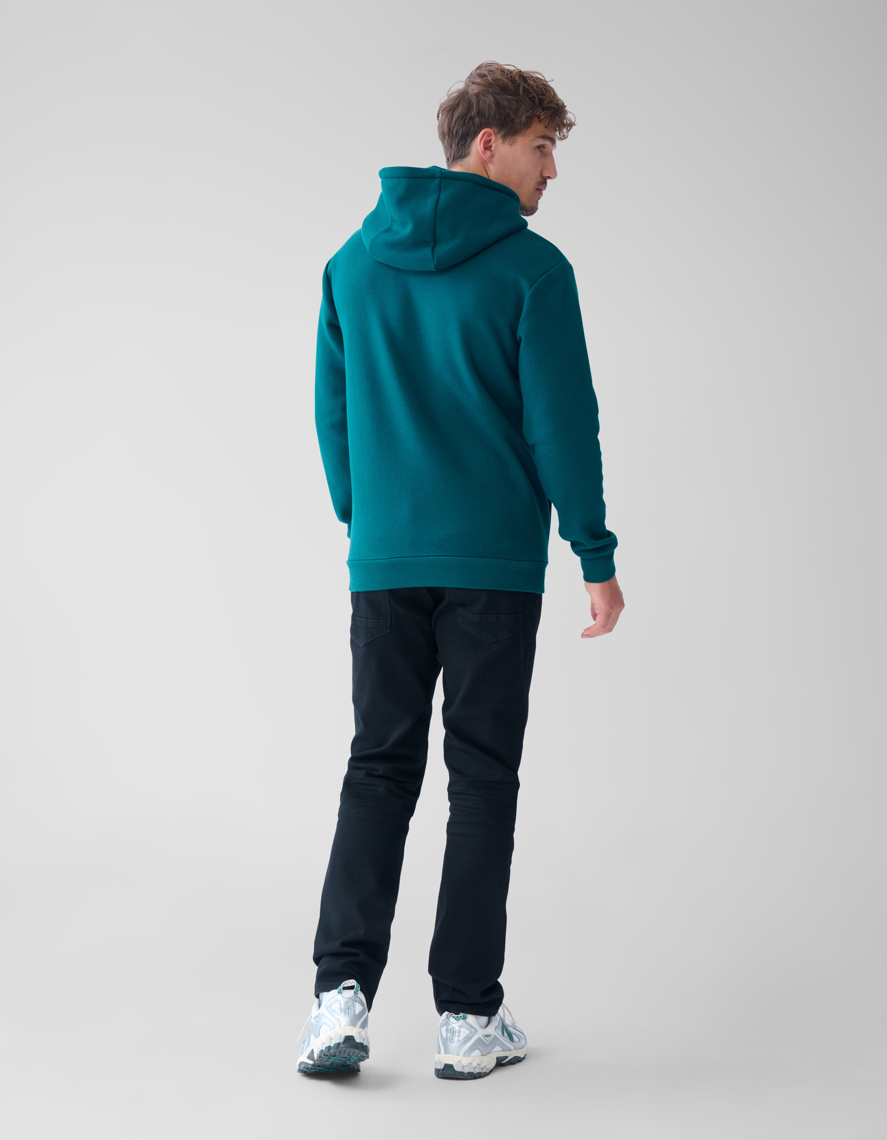 Basic Hoodie Dunkelgr&uuml;n SHOEBY MEN