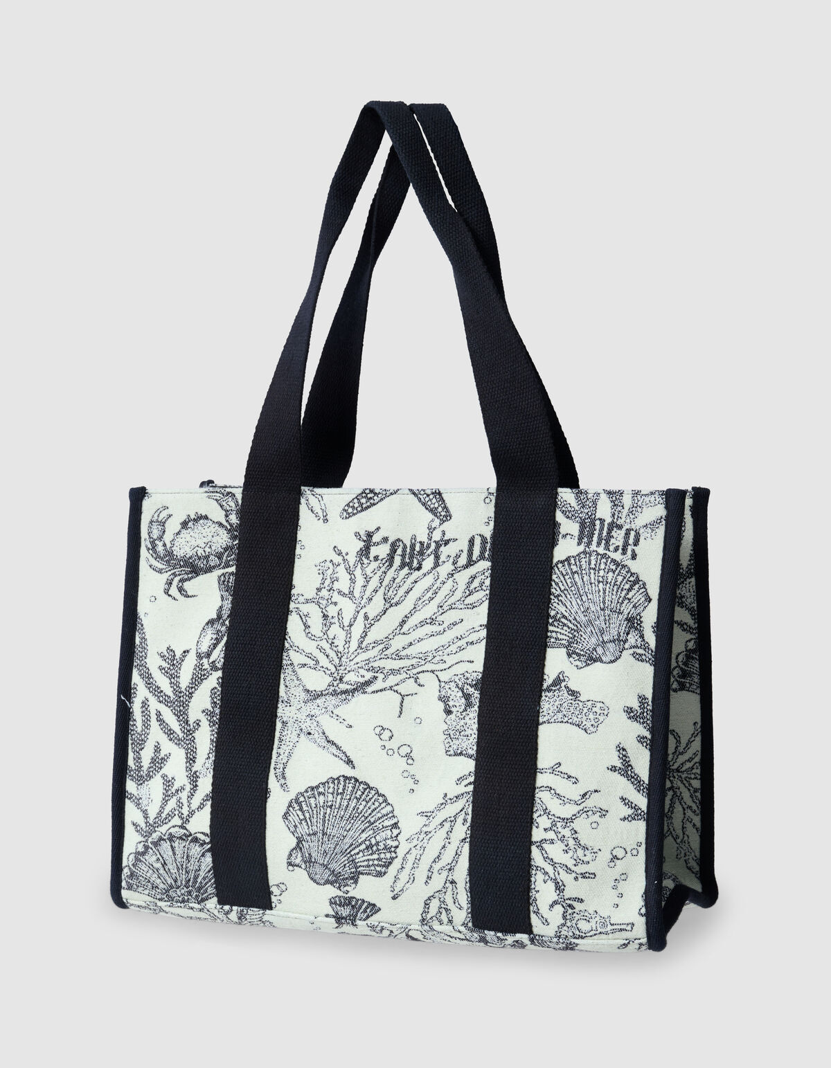Jacquard Shopper Schwarz/Weiß SHOEBY ACCESSOIRES