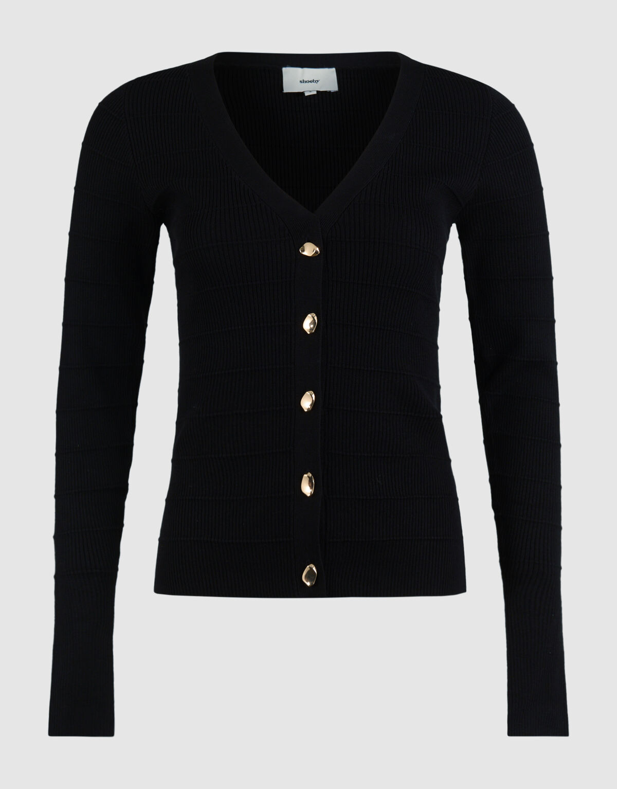 Knopfweste Schwarz SHOEBY WOMEN