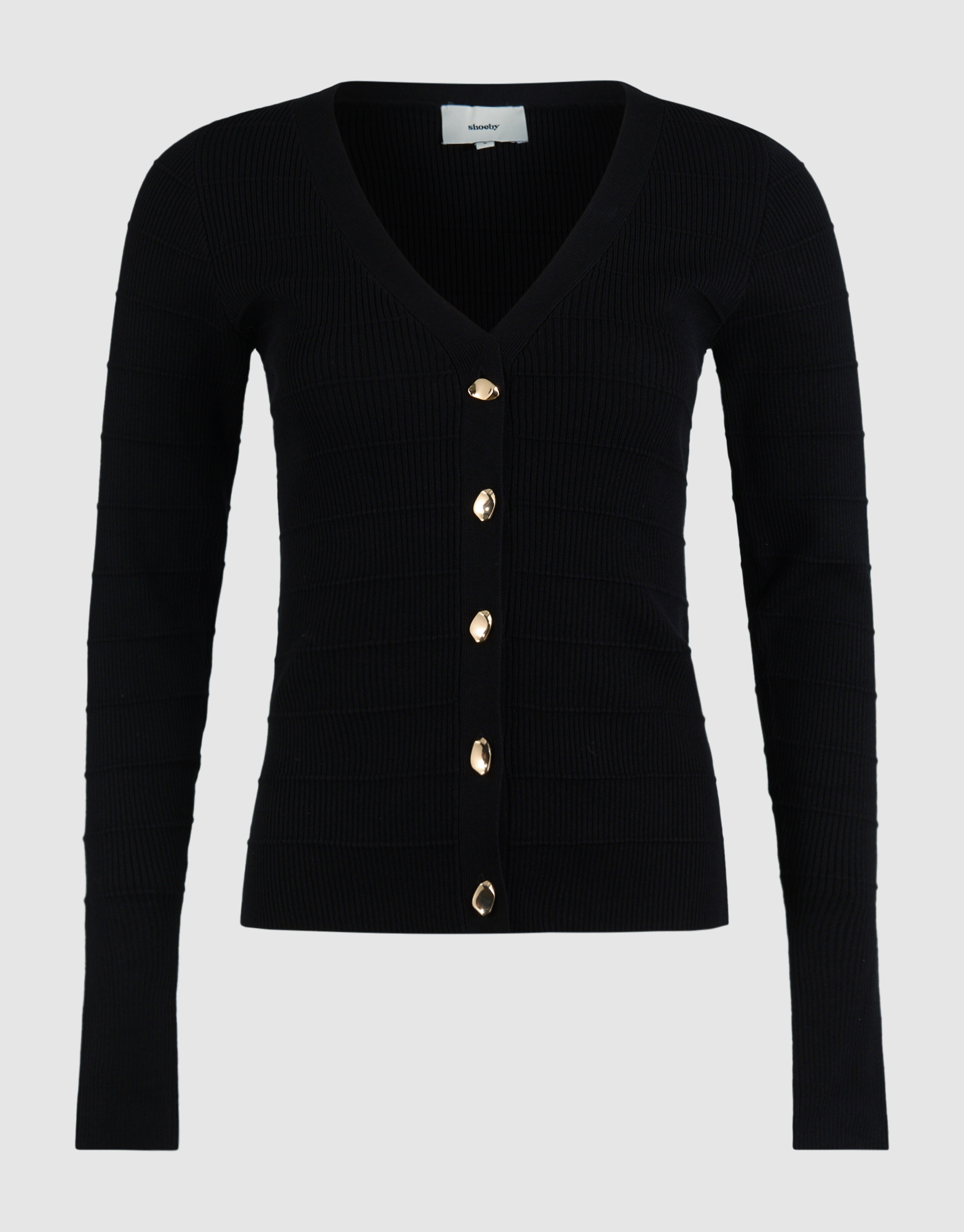 Knopfweste Schwarz SHOEBY WOMEN